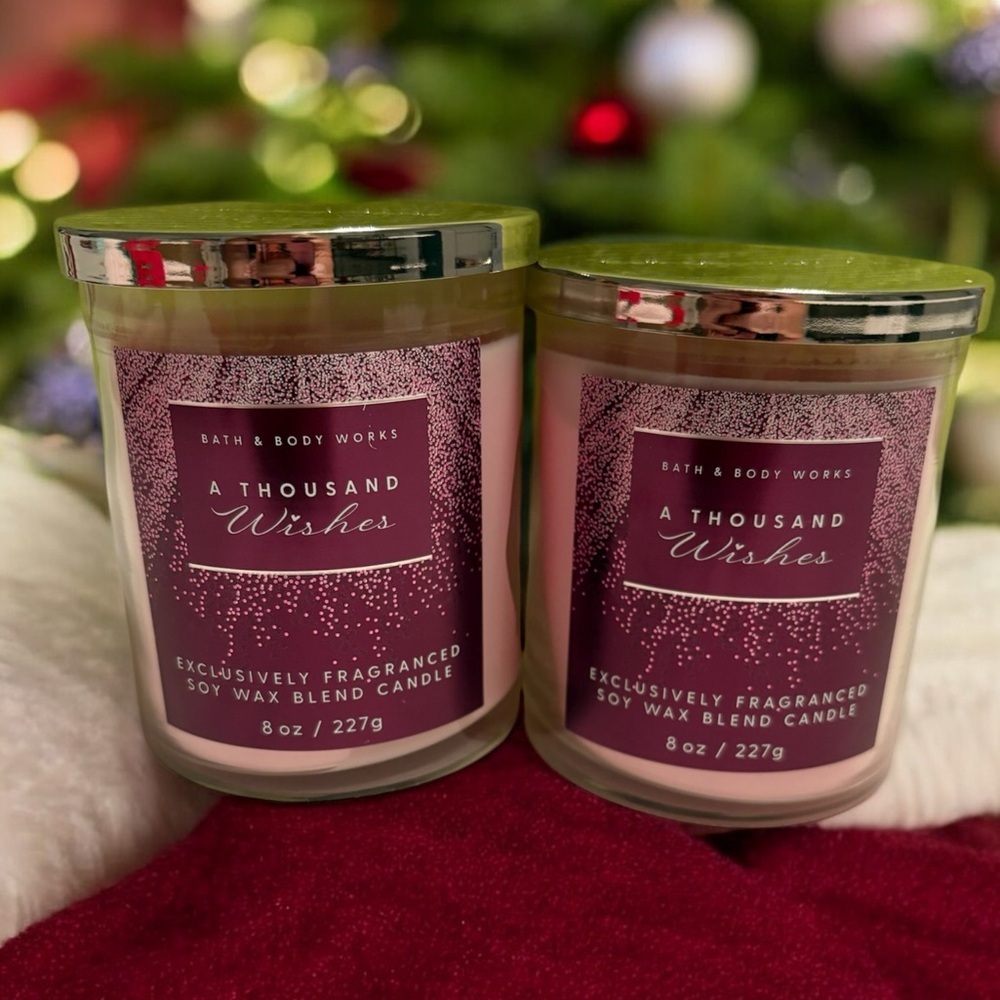 Bath & Body Works Candle Bundle A Thousand Wishes